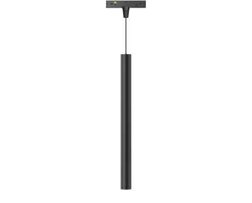 Matte black ultra slim tubular tracking suspension spotlight UMP405015