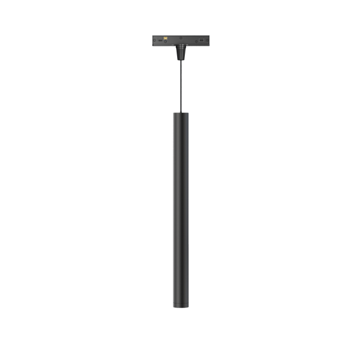 Matte black ultra slim tubular tracking suspension spotlight UMP405015