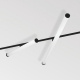 Tubular LED Magnetic Track Light with diffuser, DC48V V7.0 series