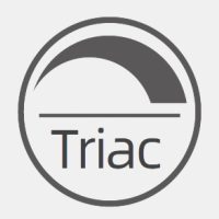 Triac dimmable LED driver compatibility icon for phase-cut dimming