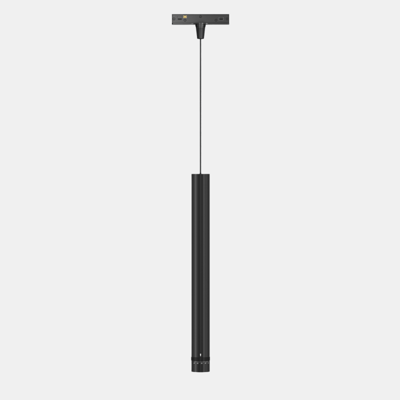 UMPZ405015F sleek black 500mm long cylinder tracking pendant lamp