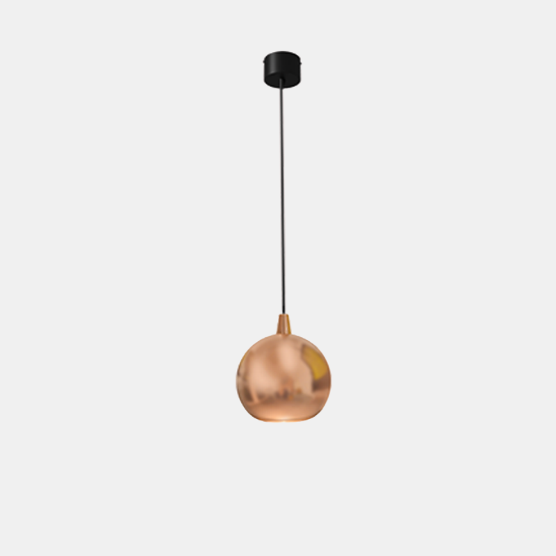 Stylish pendant lighting system that defines zones, bringing commercial lighting down to the human level in restaurants and meeting spaces.
