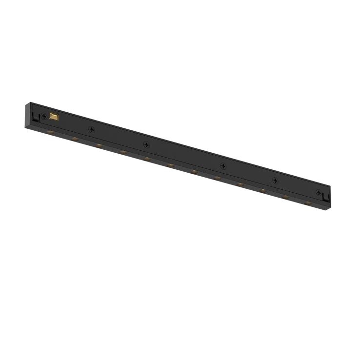 UMLS1210 black 48V architectural linear accent lamp, providing sharp accent lighting for dark-toned modern interiors.