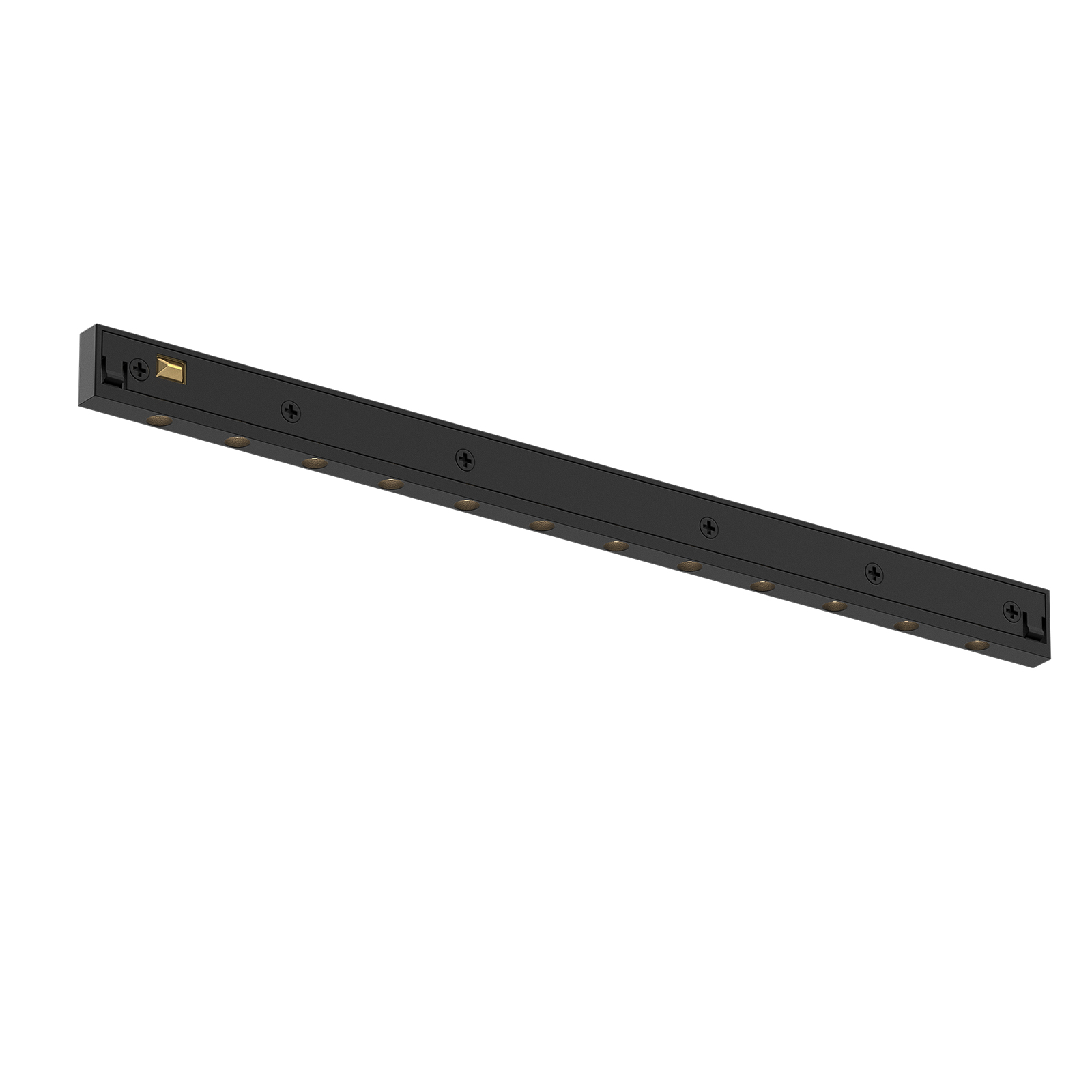 UMLS1210 black 48V architectural linear accent lamp, providing sharp accent lighting for dark-toned modern interiors.