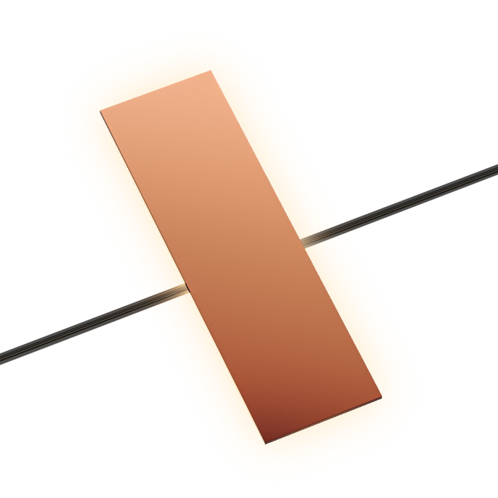 64 Orange 48V dimmable wall sconce emitting a 360° soft ambient light for upscale boutique hotels and refined spaces.