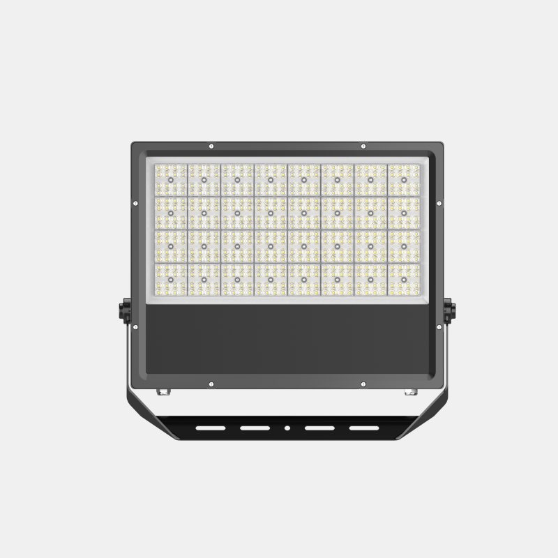 Heavy-hitter outdoor flood light delivering expansive bright illumination, essential for reliable commercial lighting in large-scale exterior applications.