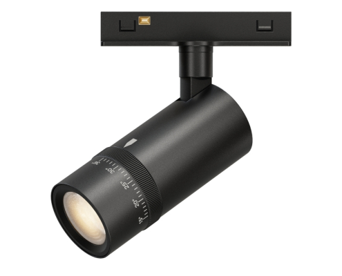 Matte black 48V architectural aluminum 15 to 60 degree adjustable spotlight UMS4005F