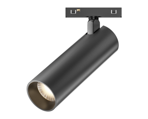 KWT UMS5515 matte black 15W spotlight for 48v ultra slim track lighting
