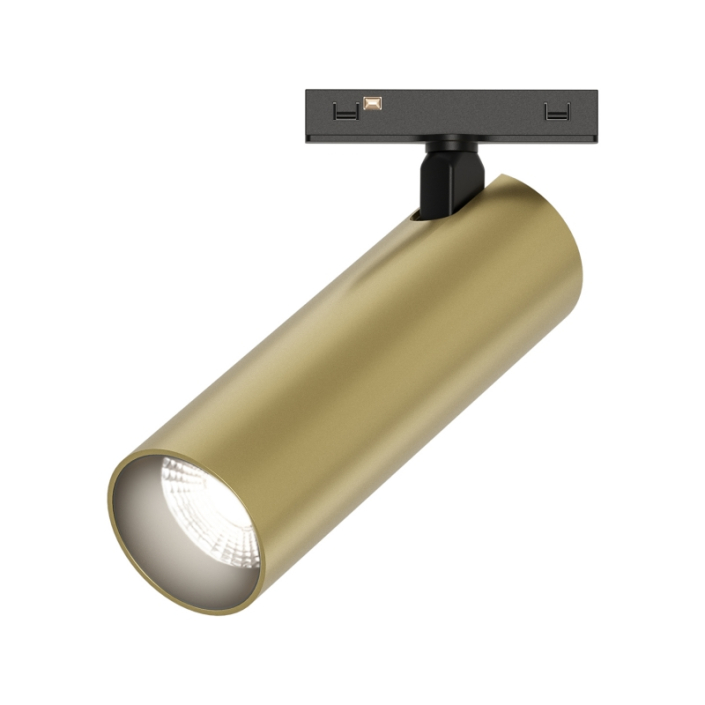 KWT-UMS5515-Brushed Copper Luxury gold finish adjustable track spotlight for ultra slim track lighting layouts